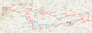 Kuurne-Bruxelles-Kuurne-mapa