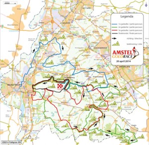 Amstel-Gold-Race-mapa
